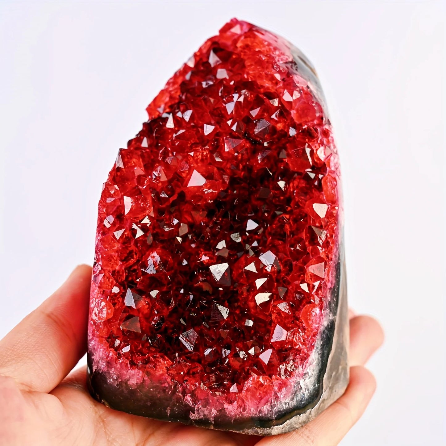 CrystalHola Geode Cluster Display Base Decorative Gift
