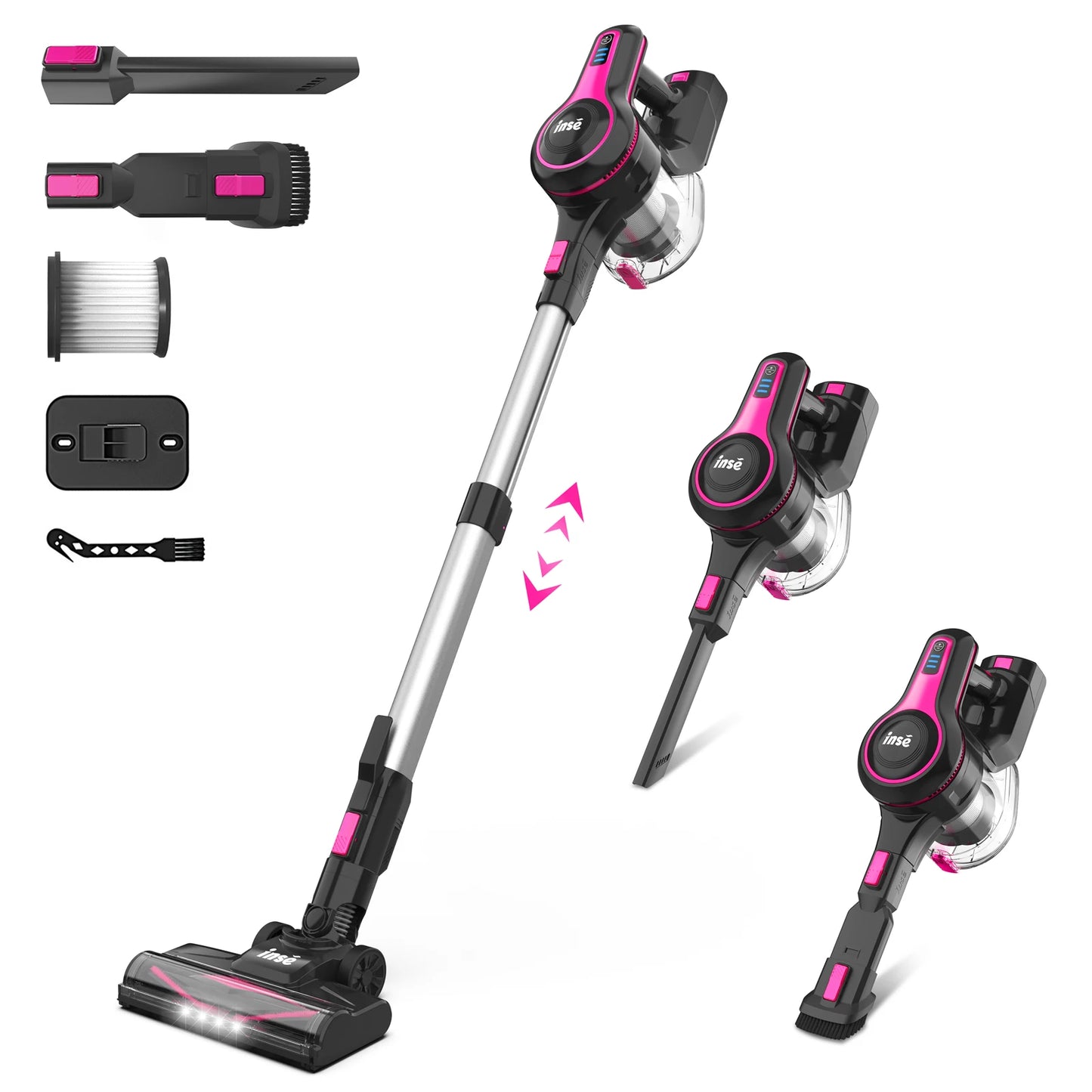 INSE N5T Cordless Vacuum Cleaner 6 in 1 For Home Cleaning