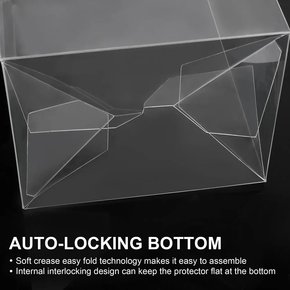 50 Pack Clear Boxes For Vinyl Figures With Locking Tabs