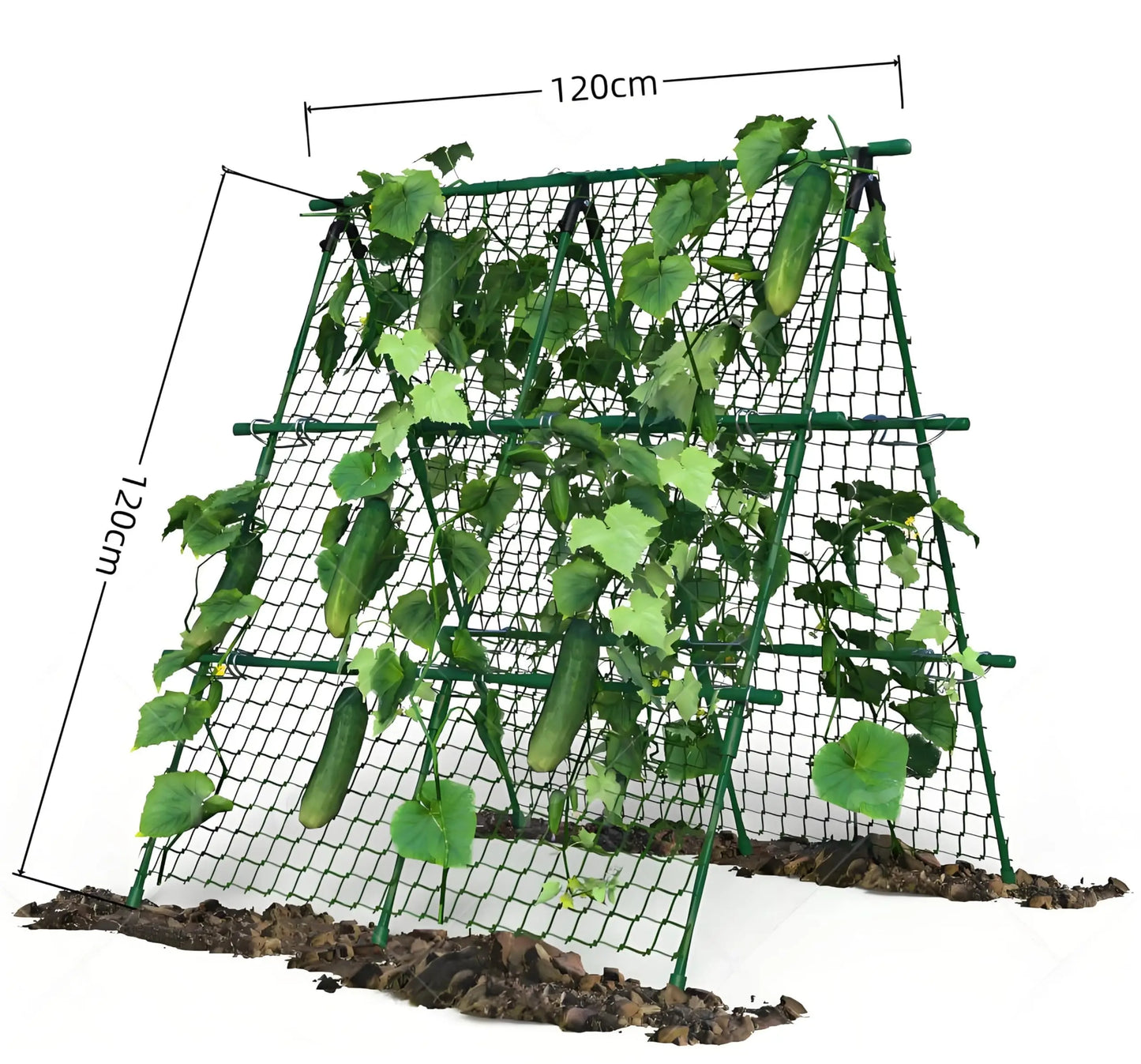 HiMISS Raised Bed A Frame Trellis For Climbing Vegetables