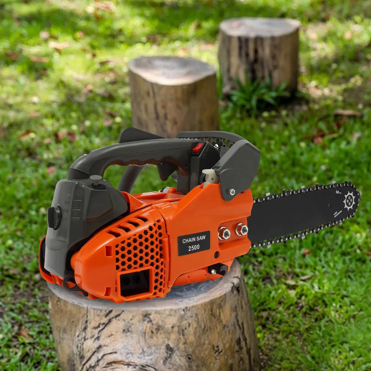 Bymaocar 12 Inch Gas Chain Saw 25.4cc 900W Top Handle
