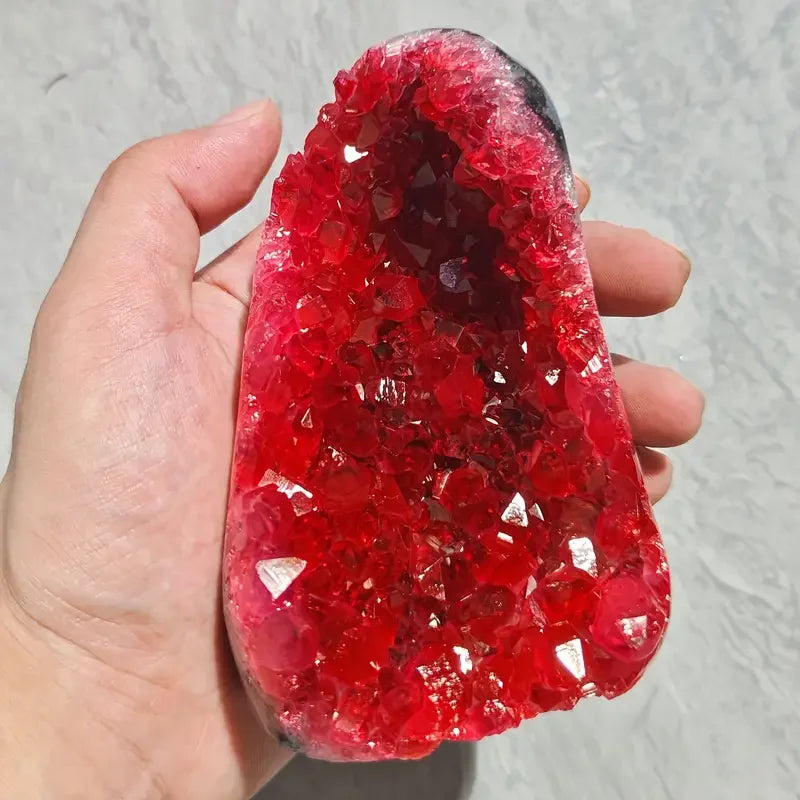 CrystalHola Geode Cluster Display Base Decorative Gift