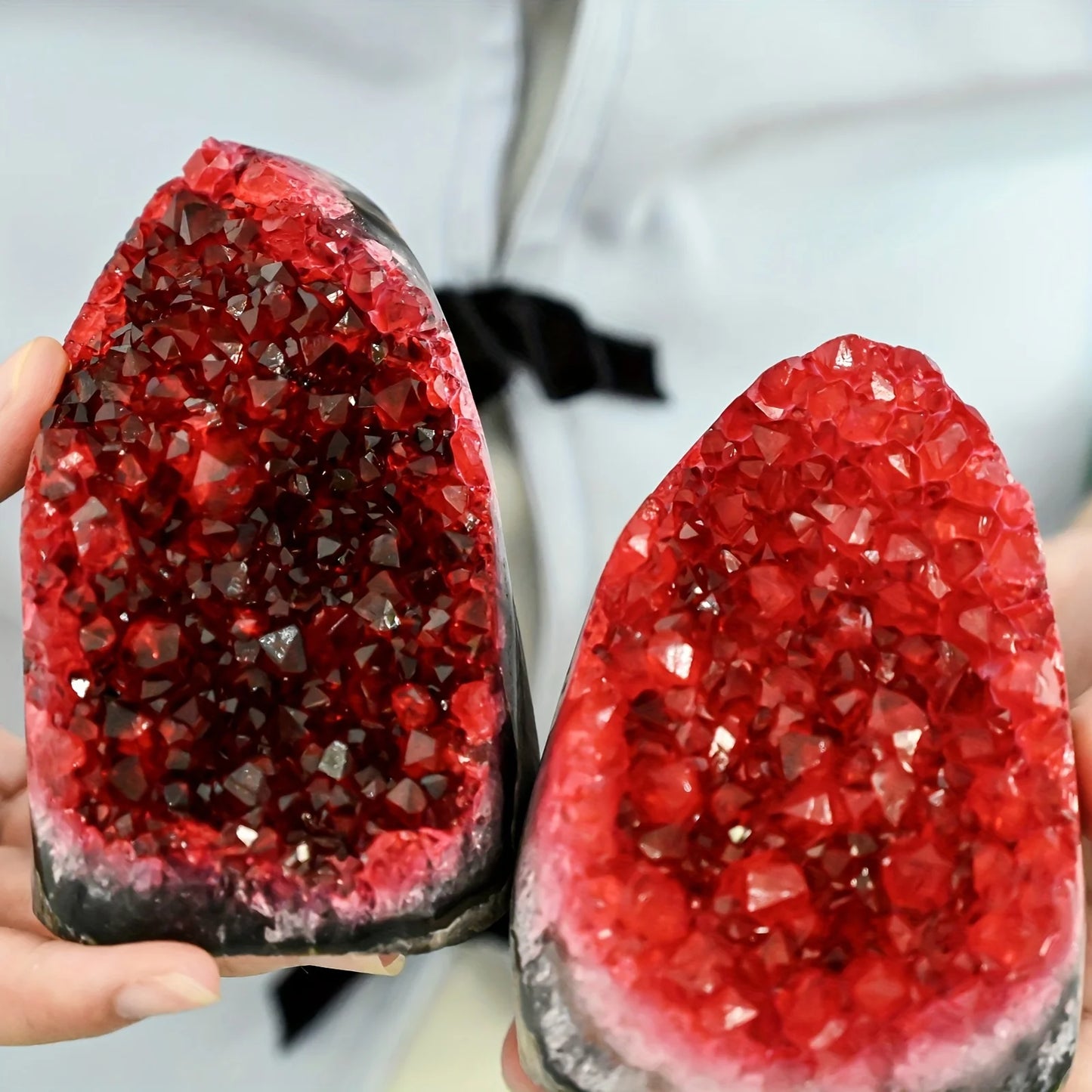 CrystalHola Geode Cluster Display Base Decorative Gift