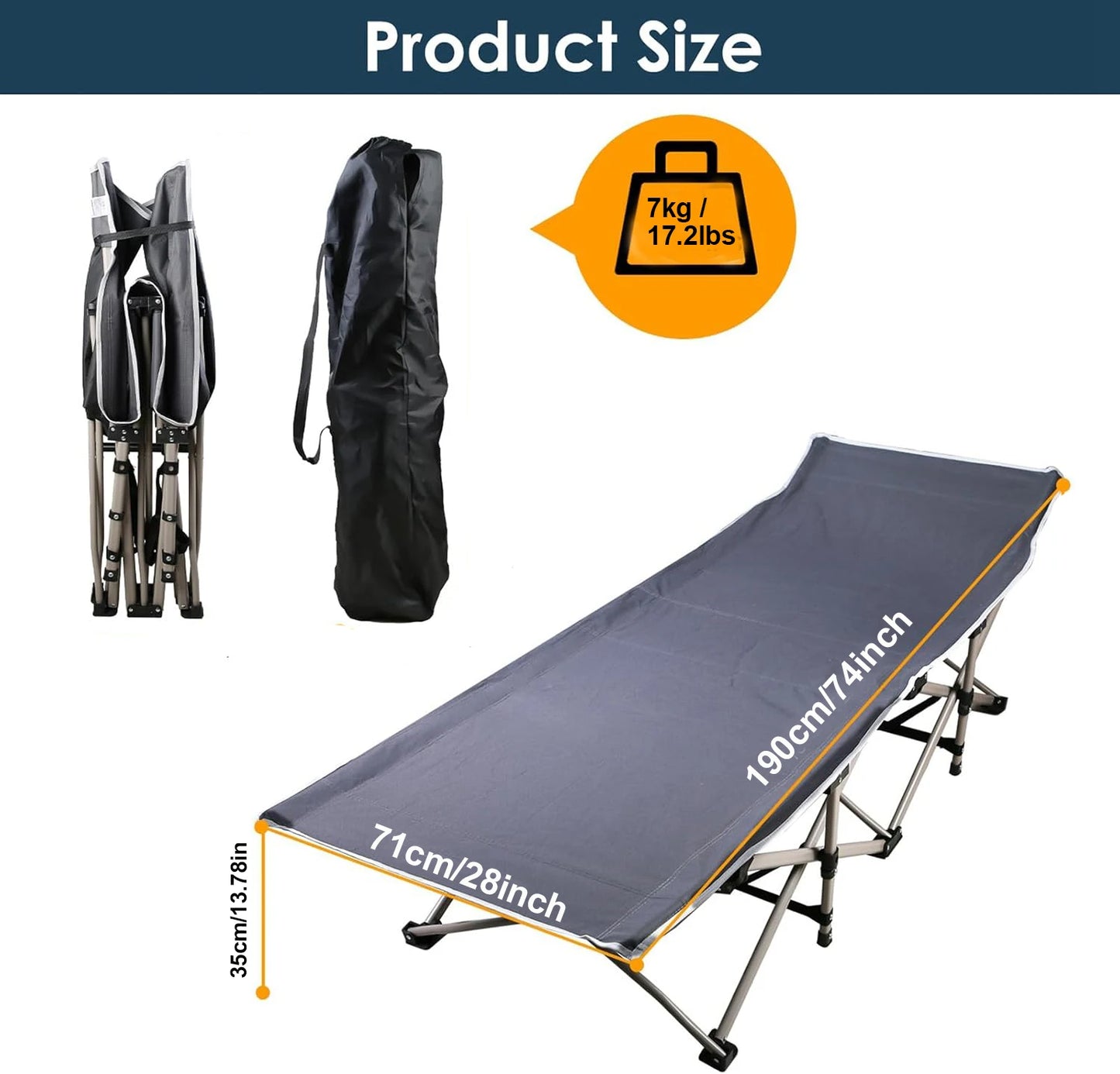 Foldable Portable Outdoor Lounge Chair With Pearl Foam Mattress - Home and Haven Store