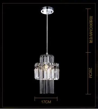 GreeLustr Modern Crystal Led Ceiling Pendant Chandelier Light