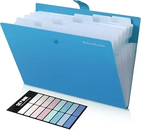 Professional Seven Pocket Accordion Expanding File Folder Organizer