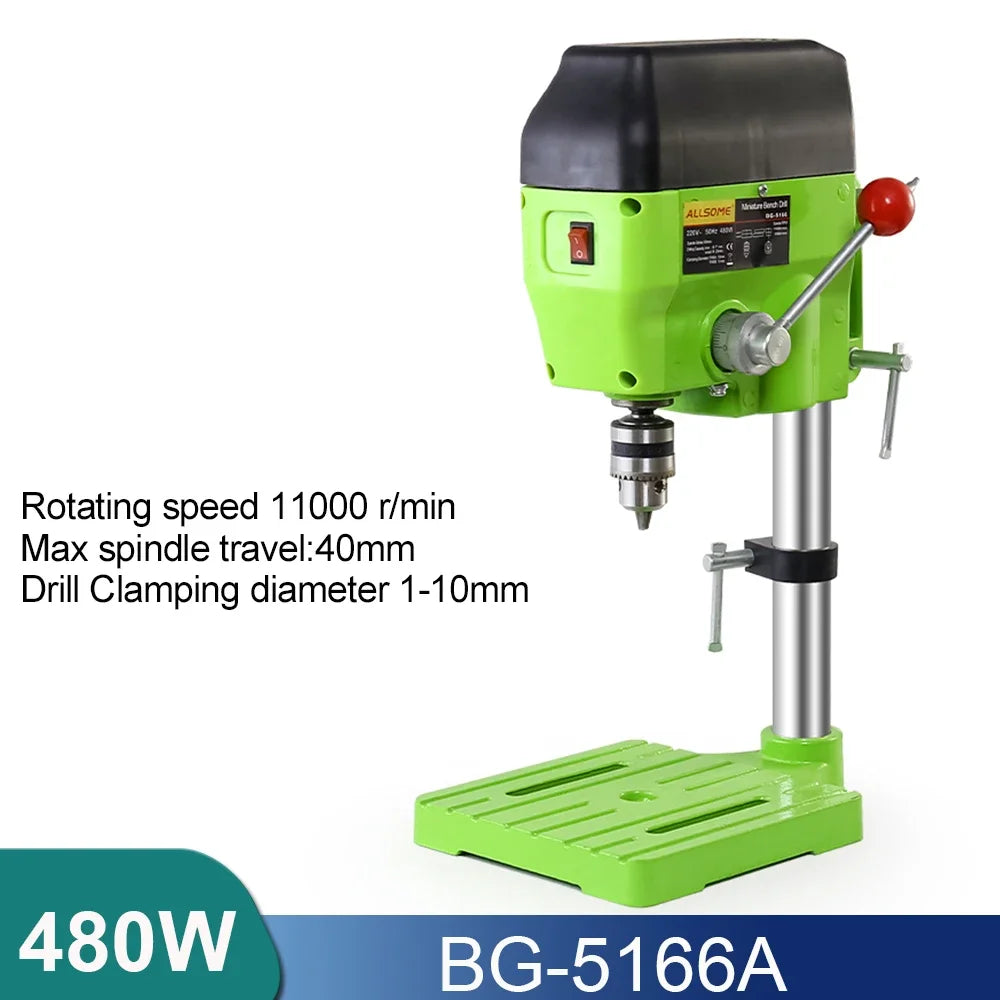 Allsome Mini Bench Drill Press With Variable Speed For DIY - Home and Haven Store