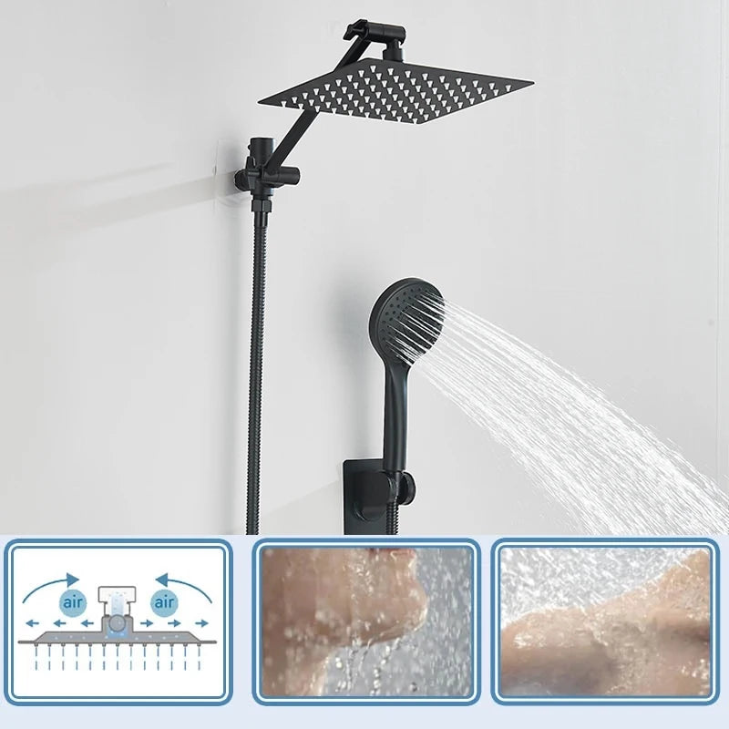Premium 304 Stainless Steel Shower Kit With Hand Shower Set