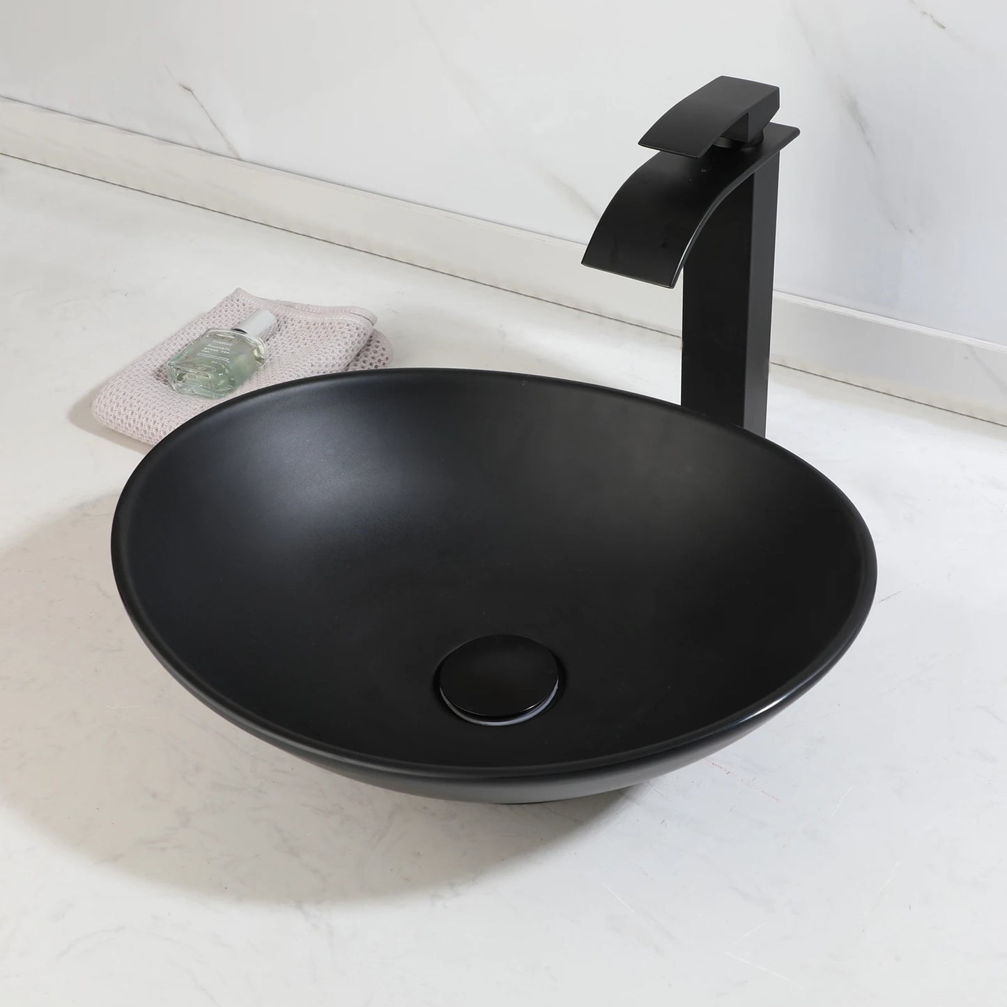 MEKKHALA Bathroom Sink Faucet Combo Vessel Basin Contemporary Washbasin