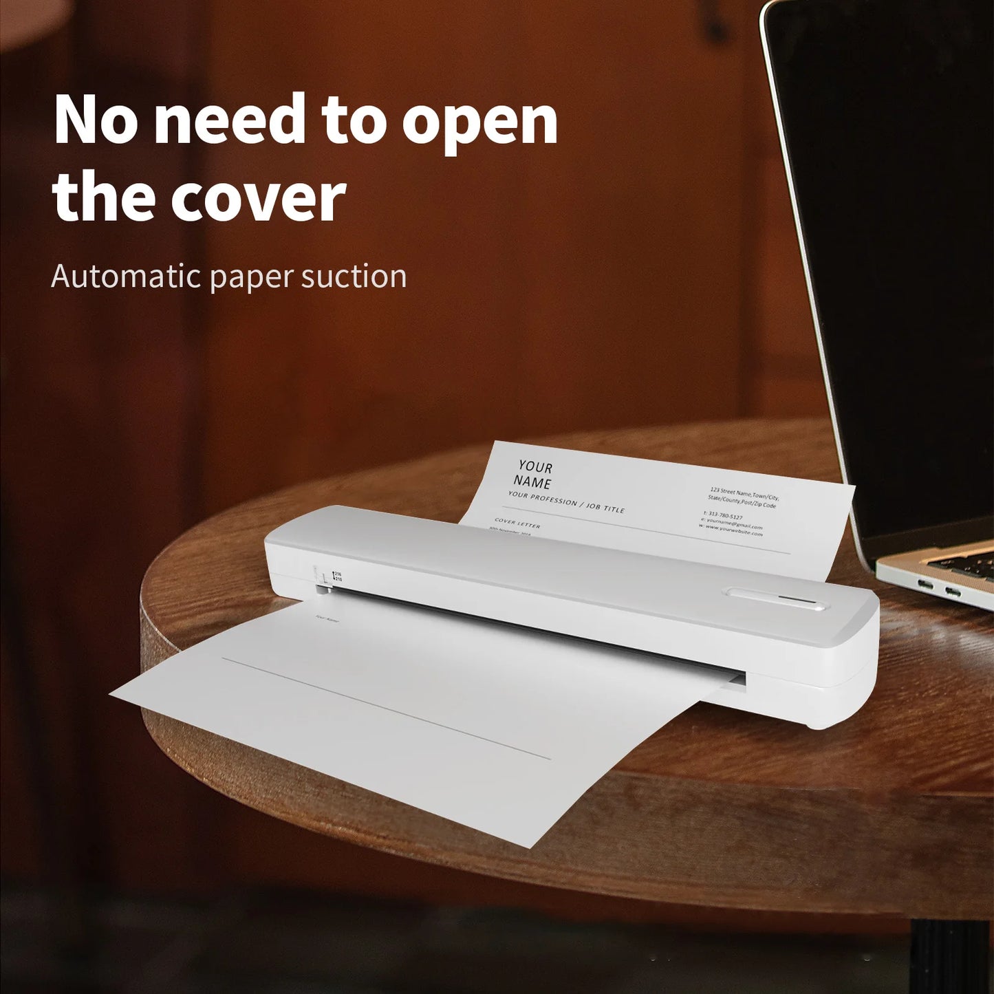 TakeYou Portable Wireless Thermal Printer Bluetooth 300DPI - Home and Haven Store