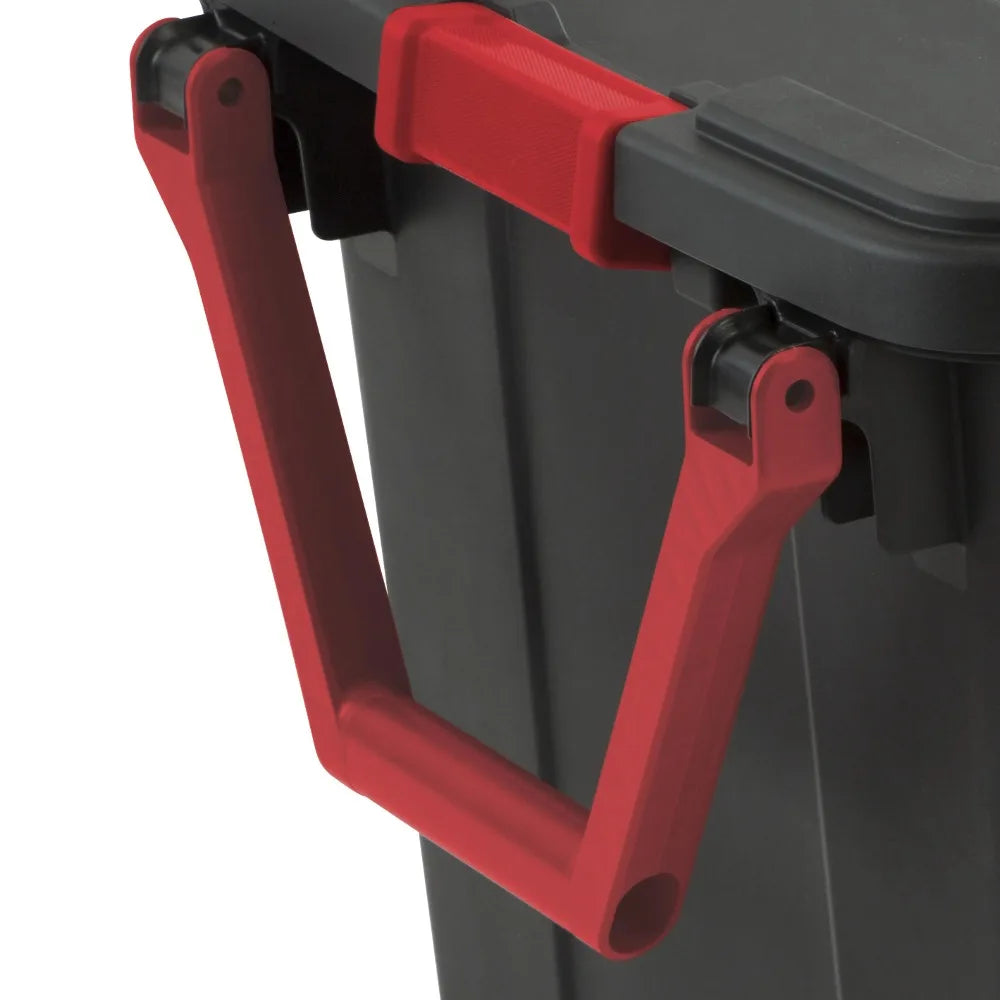 Sterilite Industrial Wheeled Plastic Storage Bin Pack Of 2