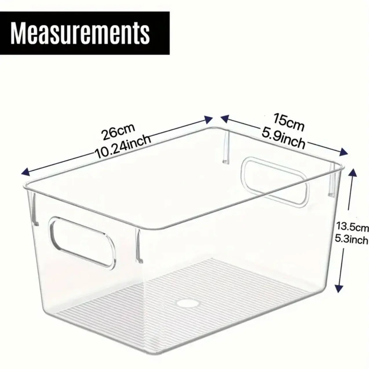 Stackable Plastic Storage Bins For Pantry And Kitchen Organization