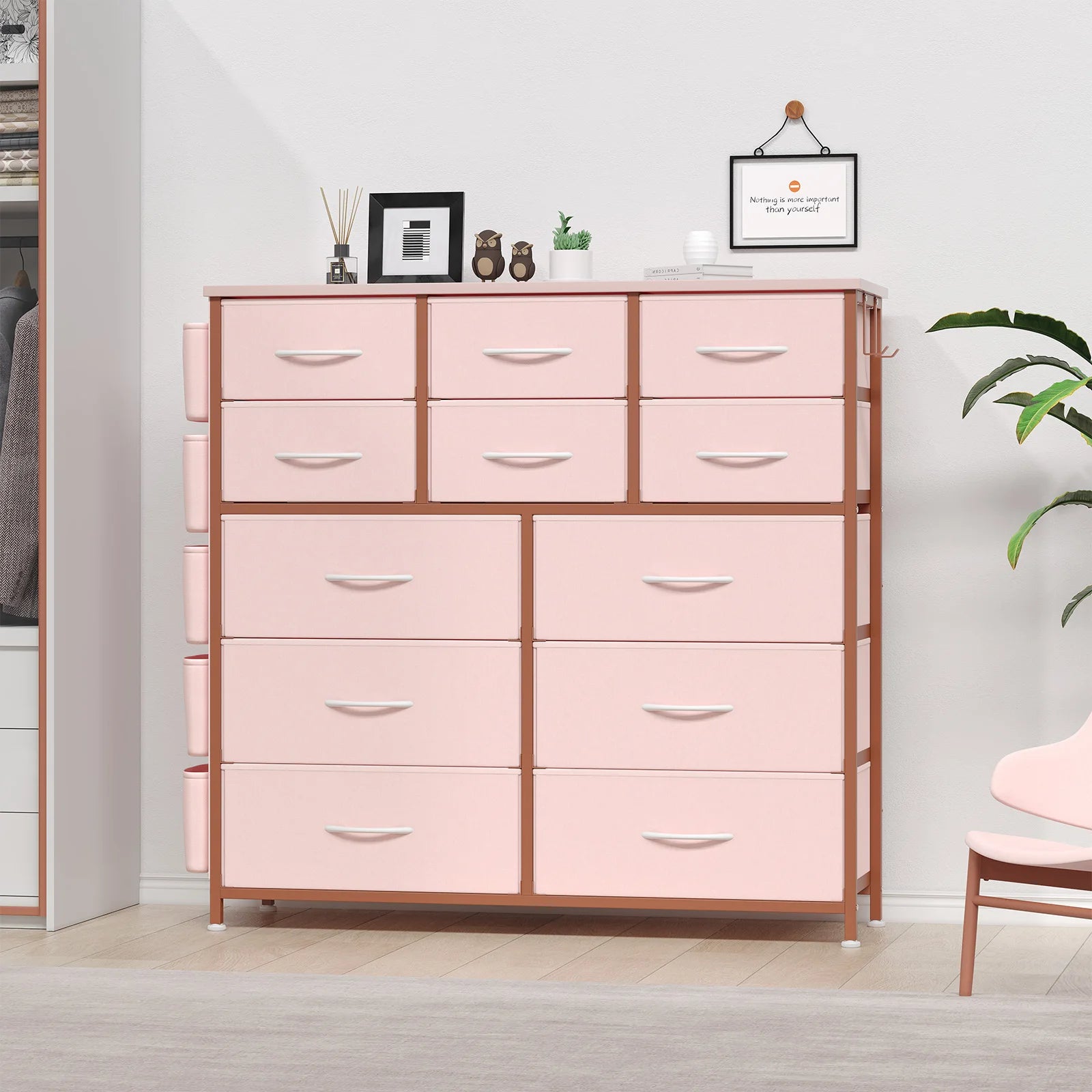 HiMISS 12-Drawer Dresser For Bedroom With Fabric Storage Cabinet - Home and Haven Store