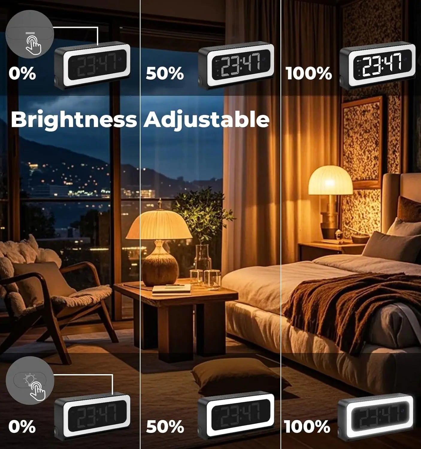 WESECUU Smart Clock Camera 2K Security With Two Way Talk - Home and Haven Store