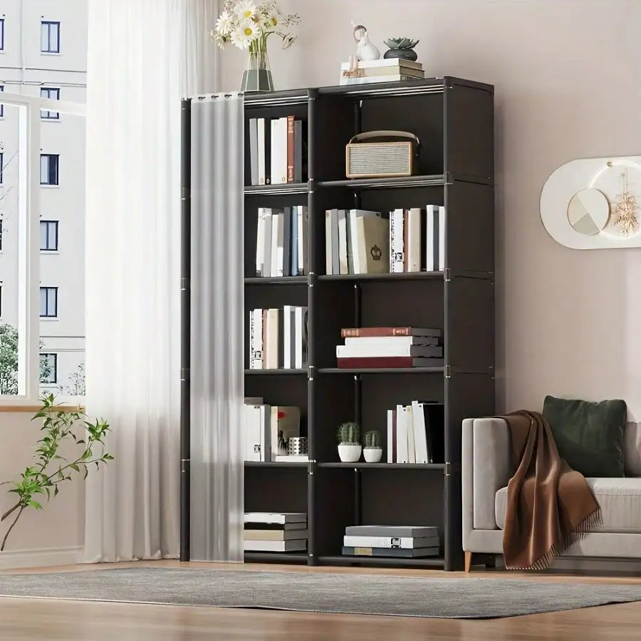 Multi Layer Easy Assembly Book Storage Rack Organizer