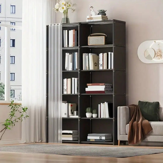 Multi Layer Easy Assembly Book Storage Rack Organizer