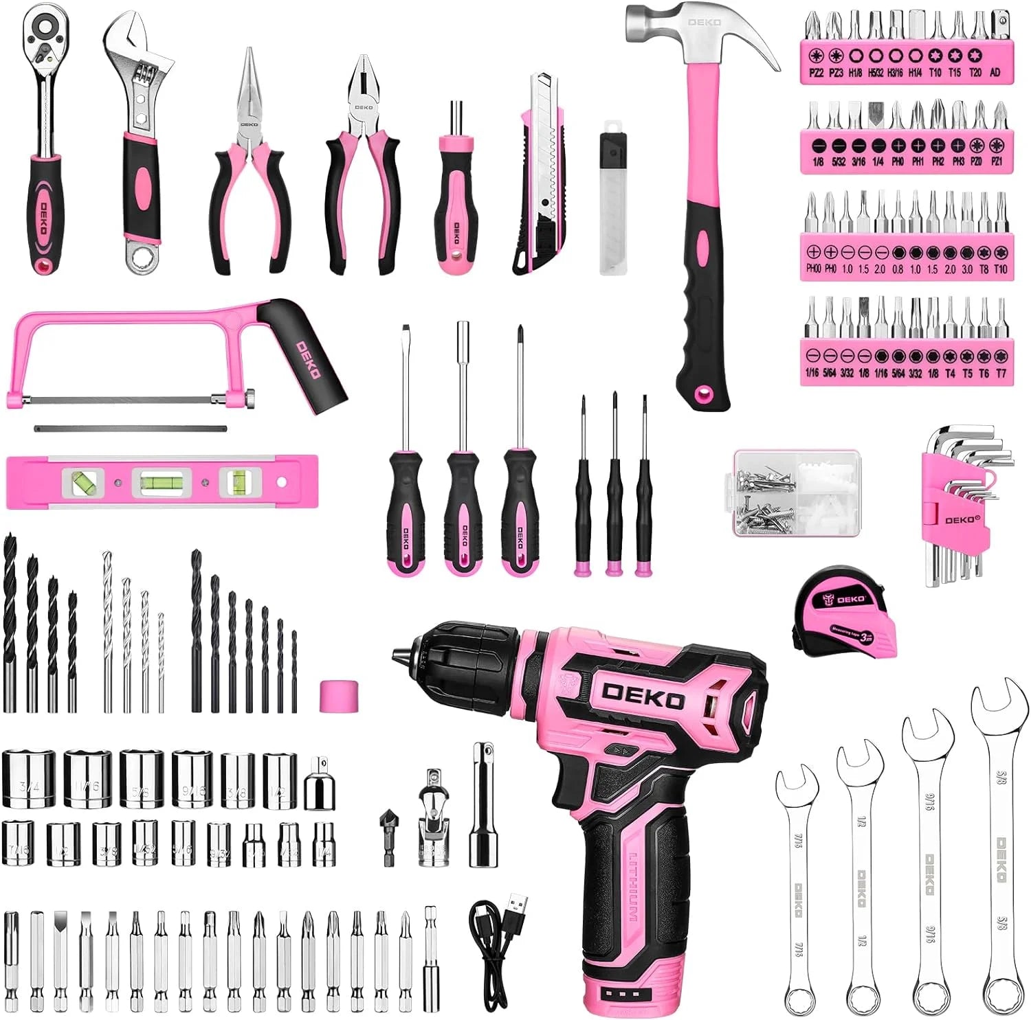DEKO 12V Cordless Drill And Home Mechanic Toolbox Organizer - Home and Haven Store