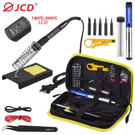 80W Electric Soldering Iron Set Adjustable Temperature - Home and Haven Store