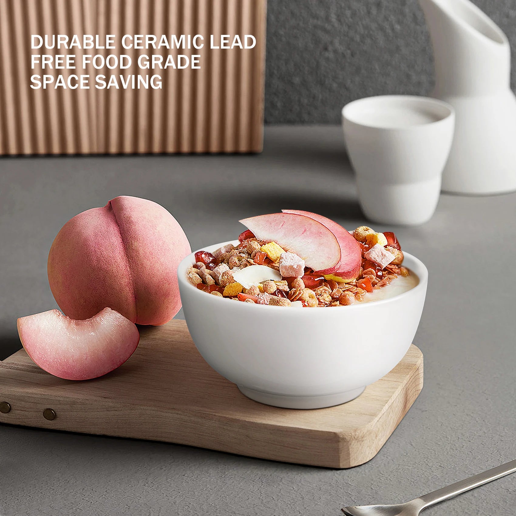 Porcelain Bowls Set 8 Pack Microwave And Dishwasher Safe - Home and Haven Store