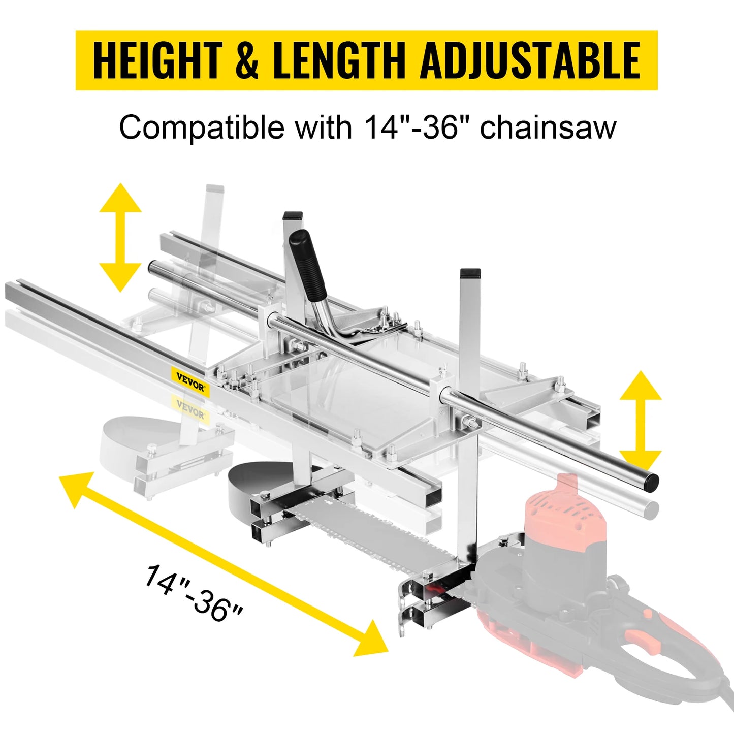 Chainsaw Mill Planking Bar For Wood Lumber Cutting Portable Sawmill