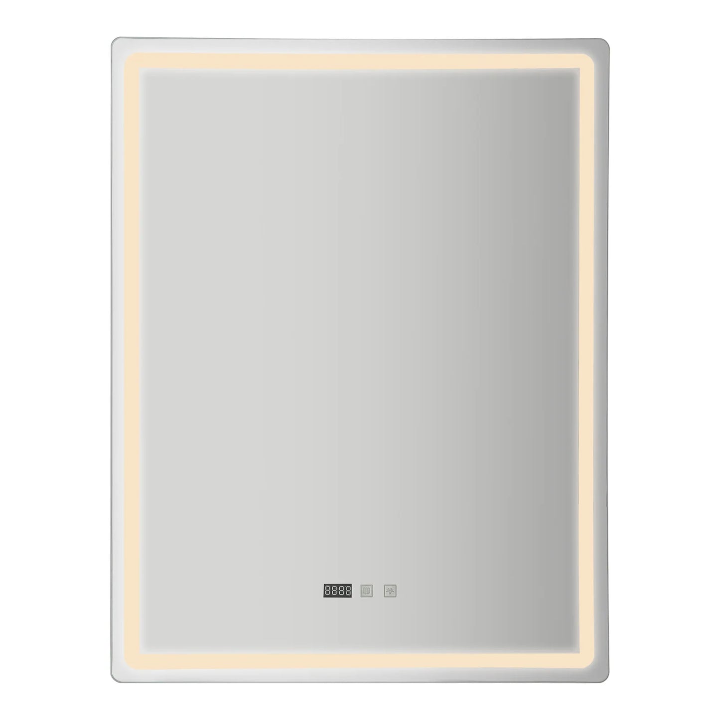Byamaocar Dimmable Anti Fog LED Bathroom Mirror With Smart Switch