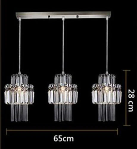 GreeLustr Modern Crystal Led Ceiling Pendant Chandelier Light