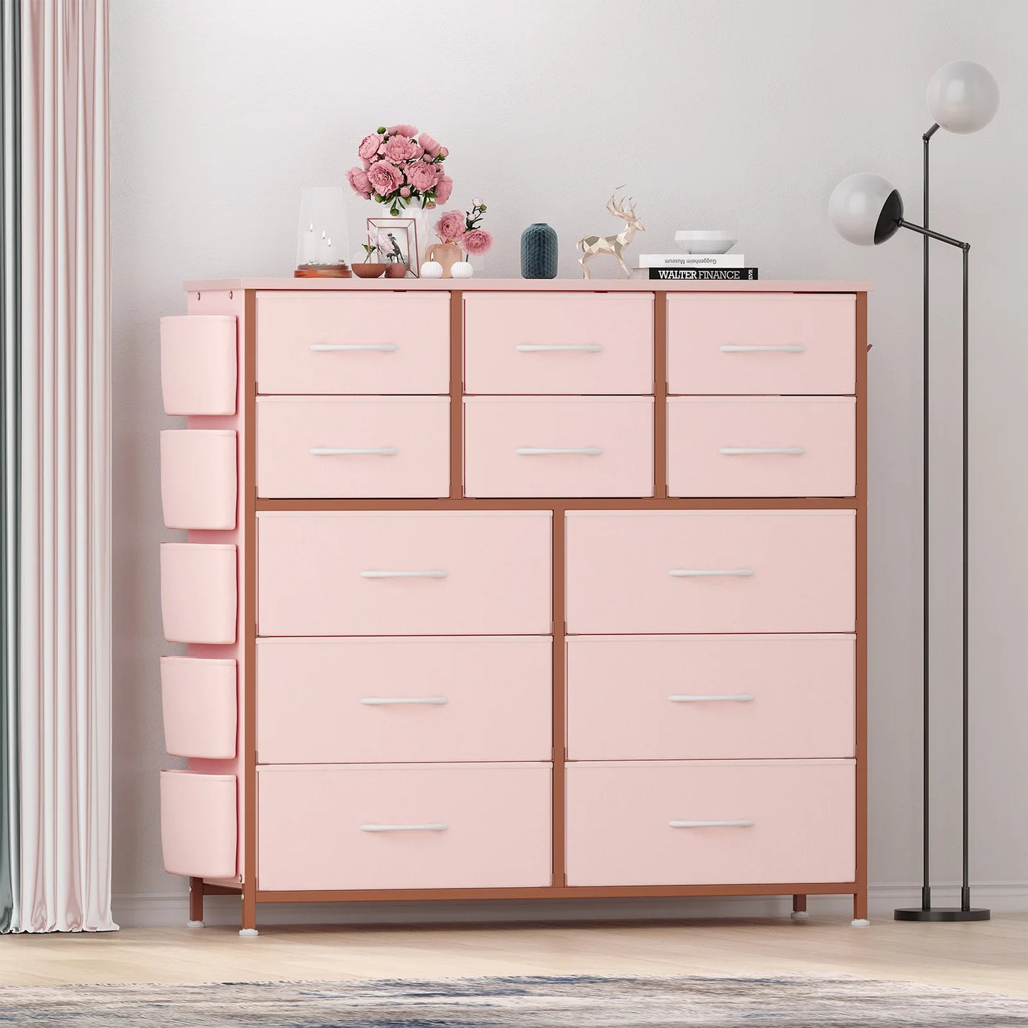 HiMISS 12-Drawer Dresser For Bedroom With Fabric Storage Cabinet - Home and Haven Store