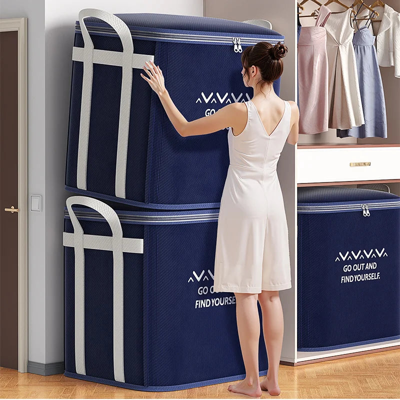 Extra Large Handle Clothes Storage Bag Organizer For Bedding - Home and Haven Store