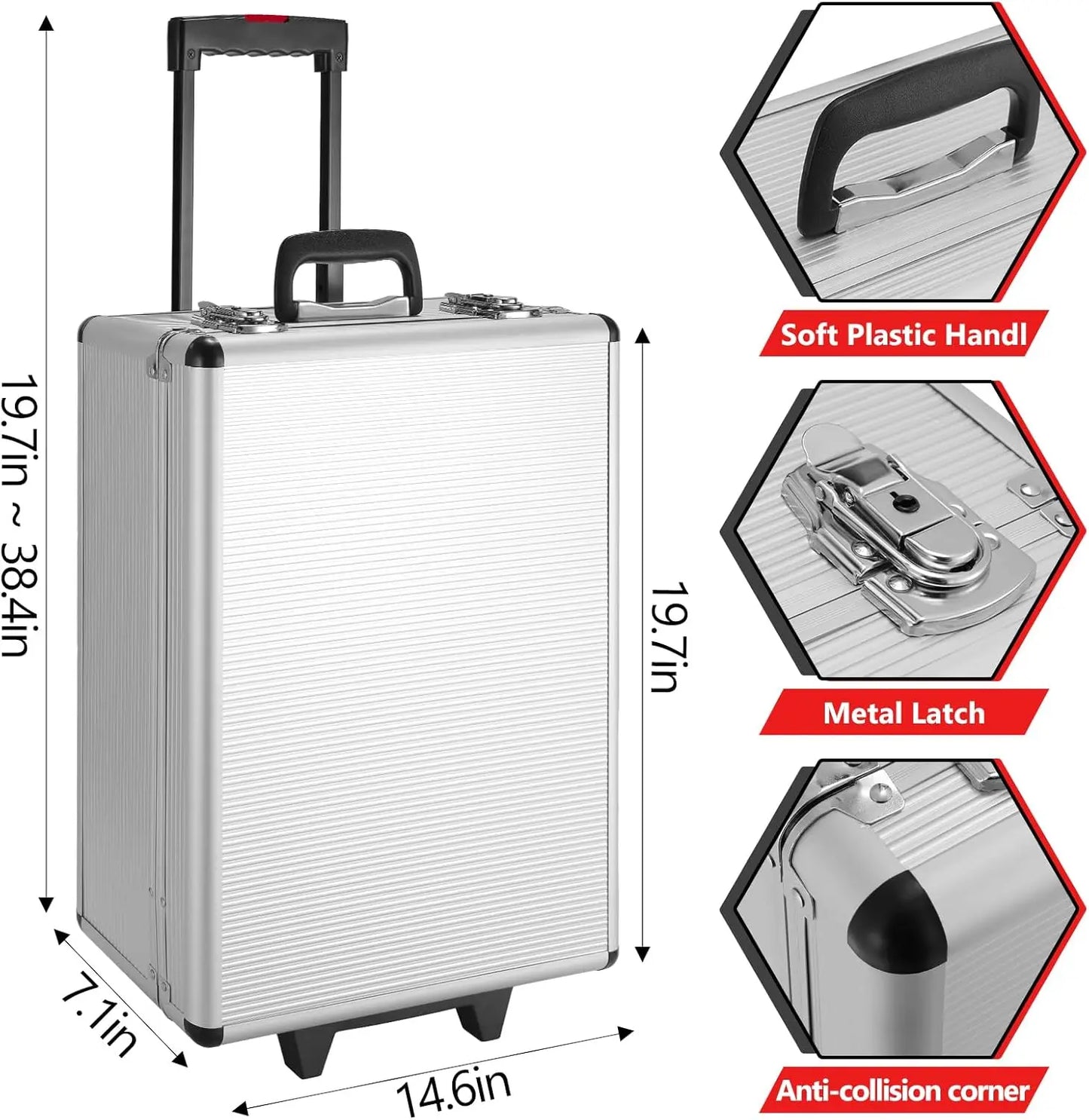 TLGREEN 799 Piece Mechanic Tool Set With Trolley Case