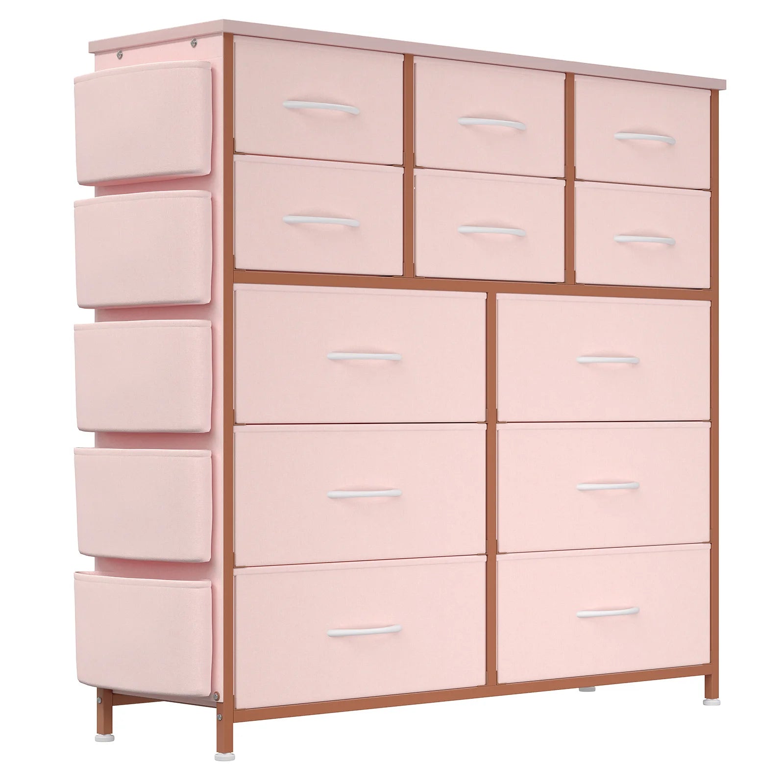 HiMISS 12-Drawer Dresser For Bedroom With Fabric Storage Cabinet - Home and Haven Store