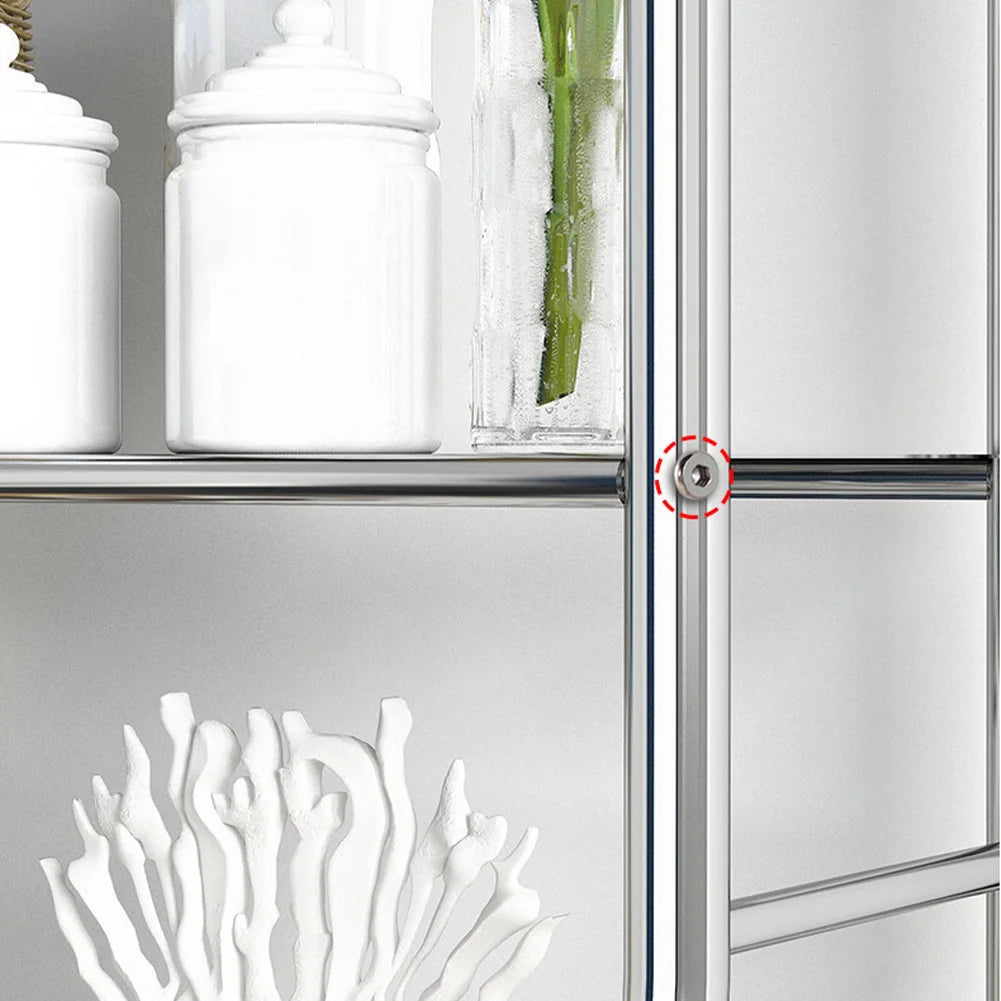 HiMiss Over The Toilet Bathroom Storage Shelf Organizer Rack