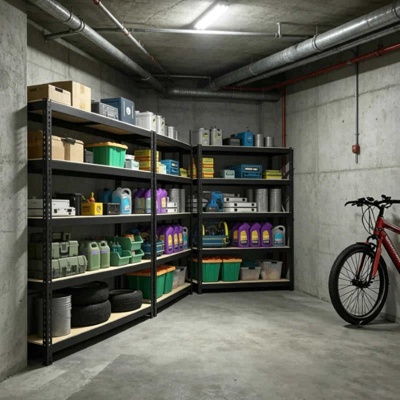 Heavy Duty Metal Storage Shelves With 2000 Lbs Capacity - Home and Haven Store