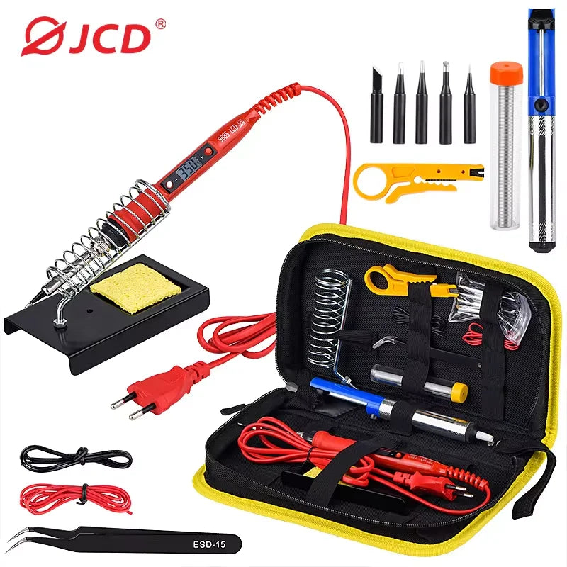 80W Electric Soldering Iron Set Adjustable Temperature - Home and Haven Store