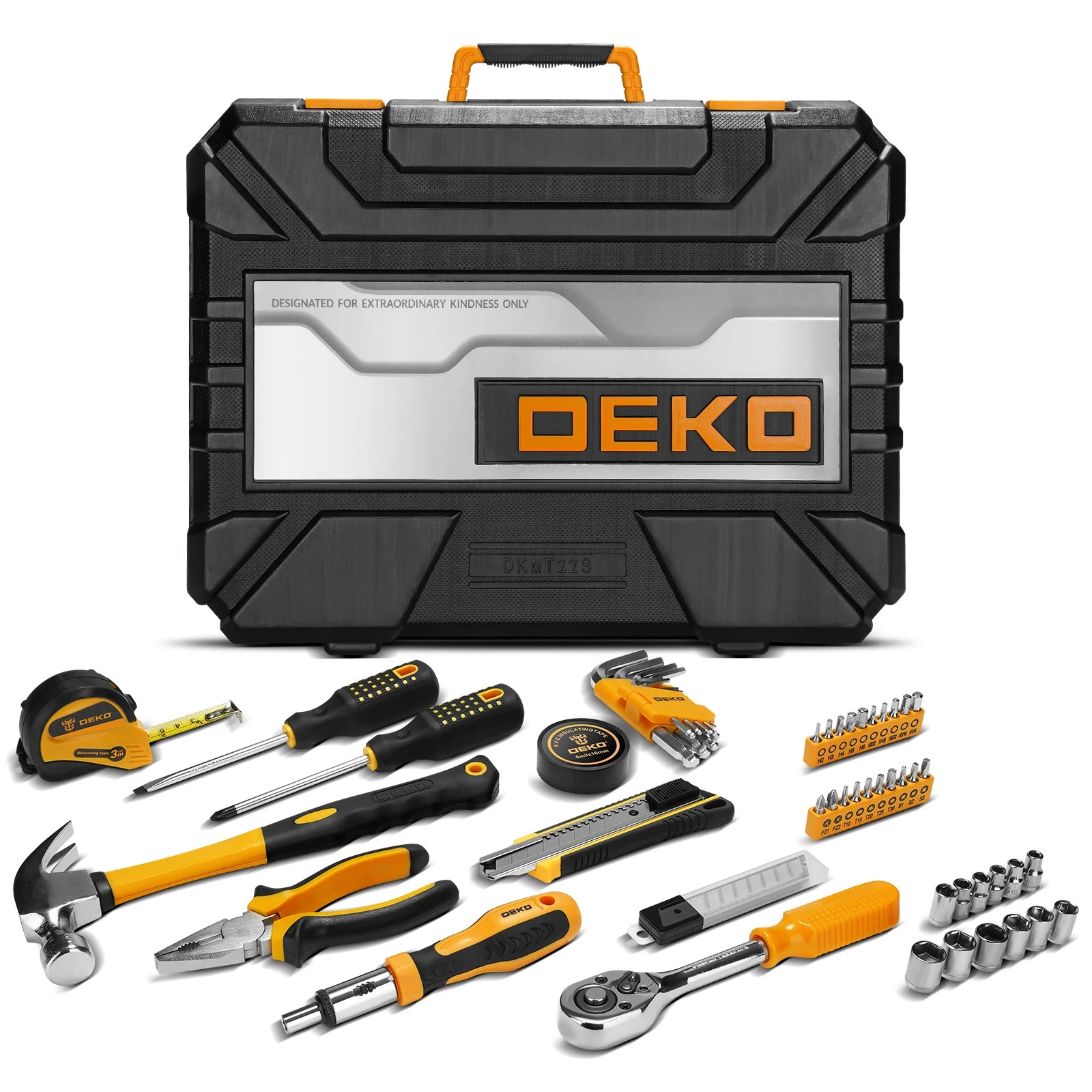 DEKOPRO 228Pcs Socket Wrench Auto Tool Kit With Case - Home and Haven Store