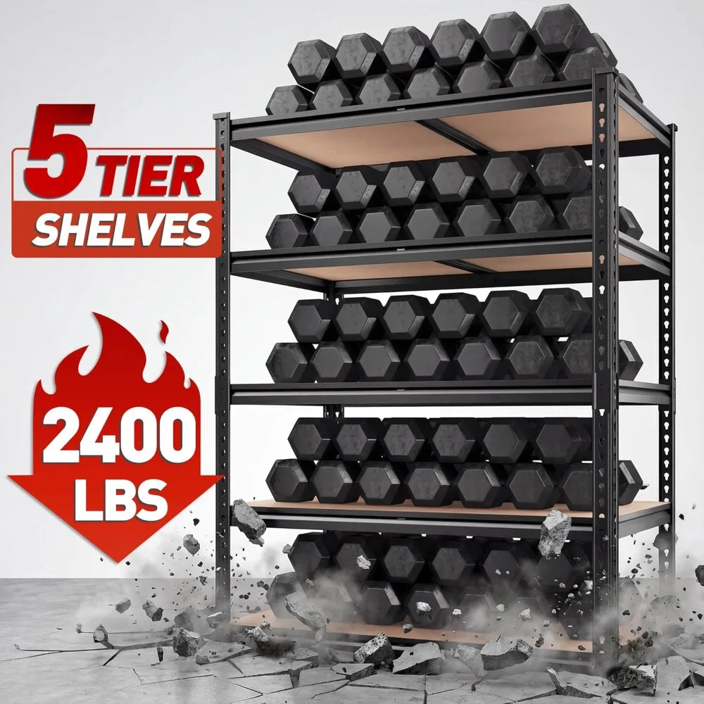 Adjustable Heavy Duty Metal Storage Shelves for Garage and Warehouse