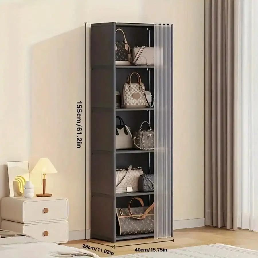 Multi Layer Easy Assembly Book Storage Rack Organizer