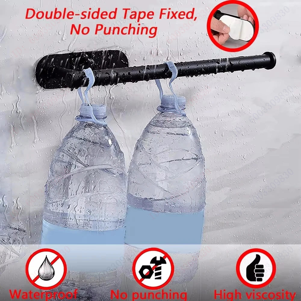 Modern Adhesive Metal Paper Towel Holder For Kitchen Storage