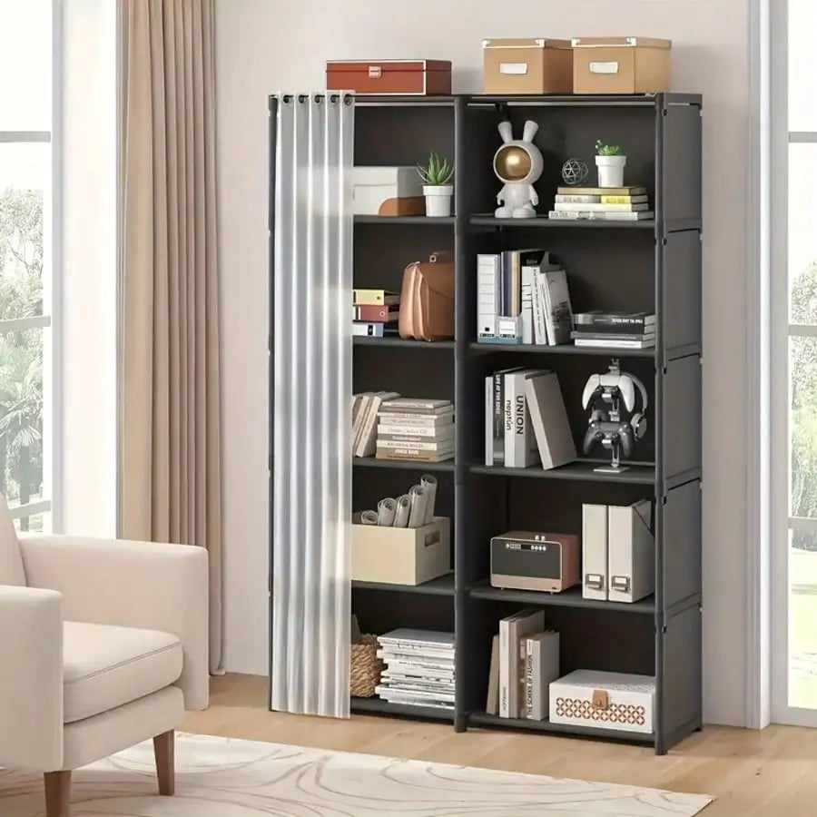 Multi Layer Easy Assembly Book Storage Rack Organizer