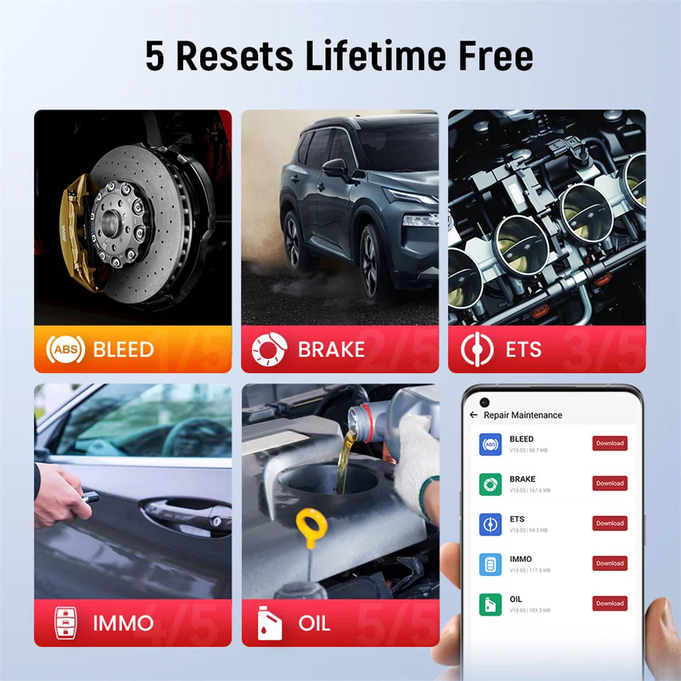 MUCAR Thinkcar BD6 Full System OBD2 Scanner Wireless - Home and Haven Store