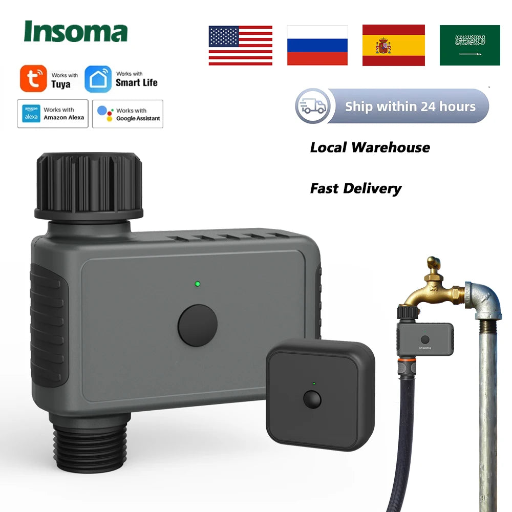 INSOMA WiFi Automatic Garden Sprinkler Timer With Alexa - Home and Haven Store