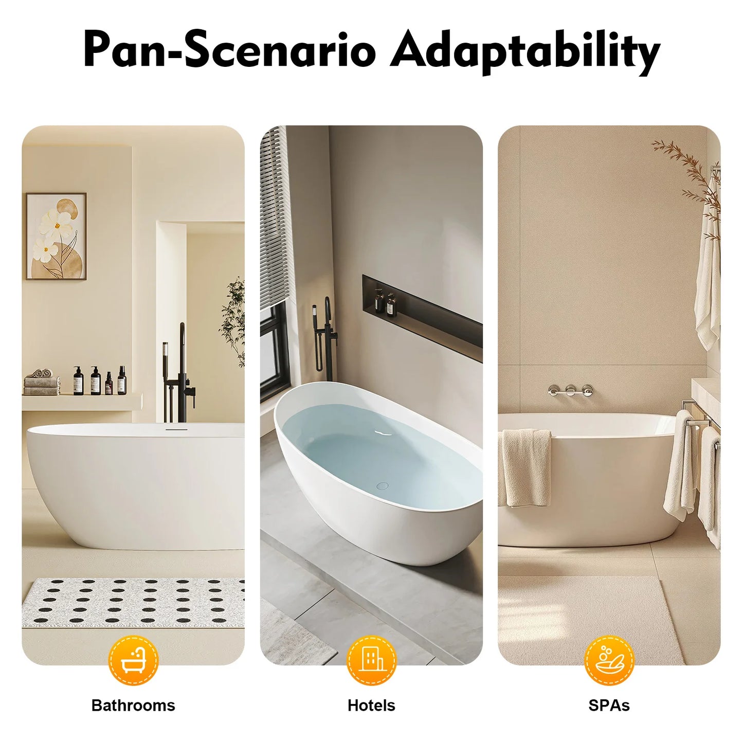 Bathtub Mat With Pillow PVC Bath Cushion Lightweight And Washable - Home and Haven Store