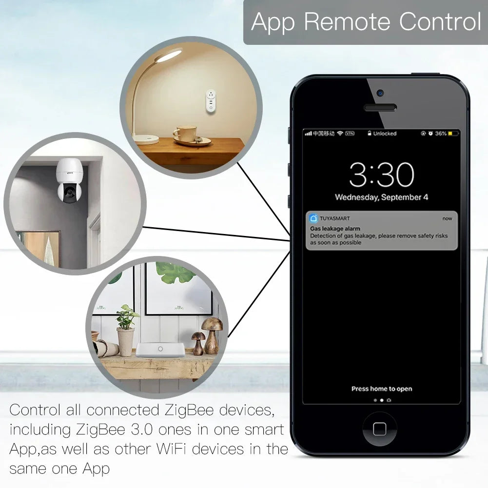 MOES ZigBee 3.0 Smart Gateway Hub for ZigBee Smart Home - Home and Haven Store