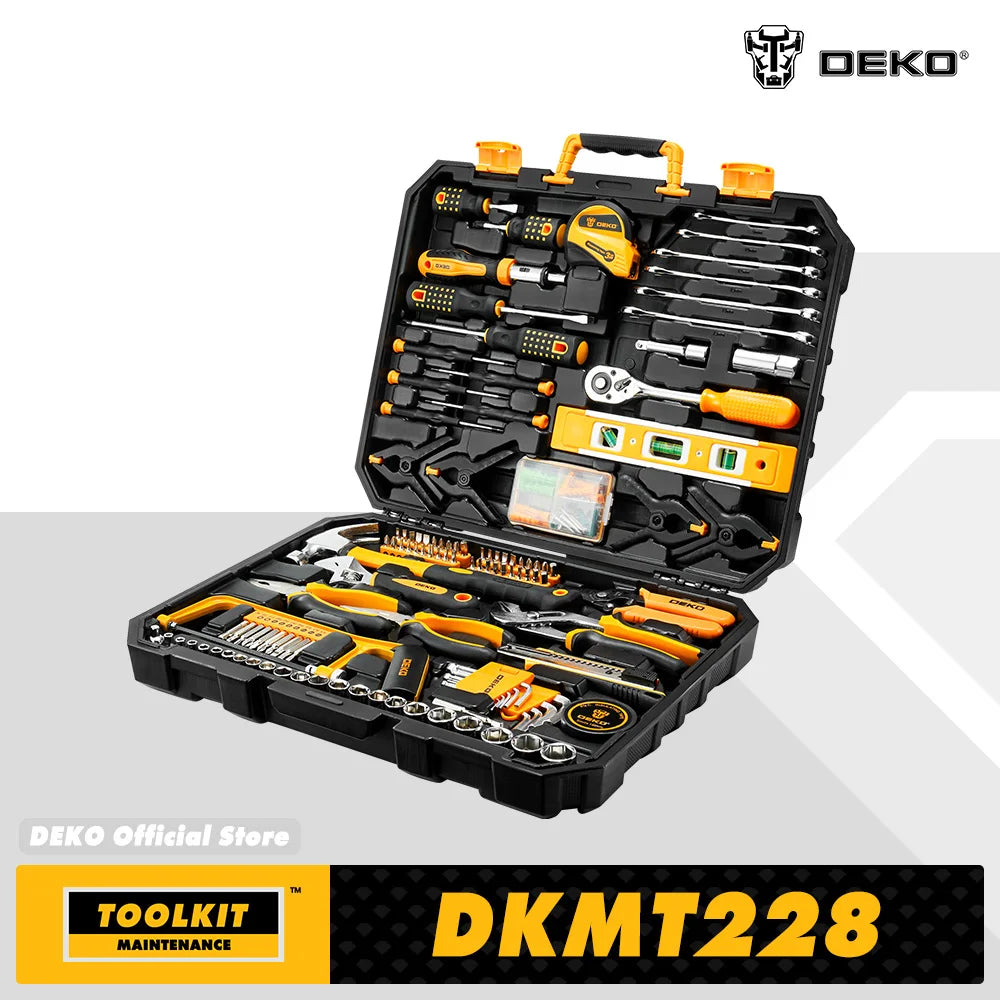 DEKOPRO 228Pcs Socket Wrench Auto Tool Kit With Case - Home and Haven Store