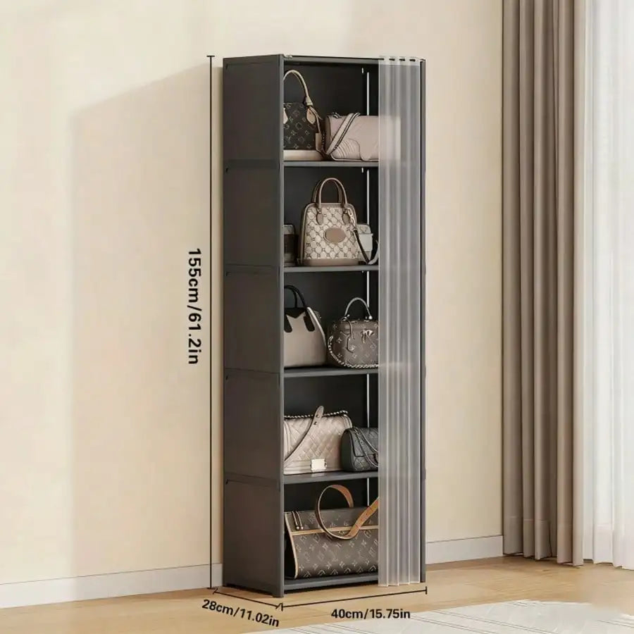 Multi Layer Easy Assembly Book Storage Rack Organizer