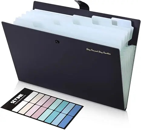 Professional Seven Pocket Accordion Expanding File Folder Organizer