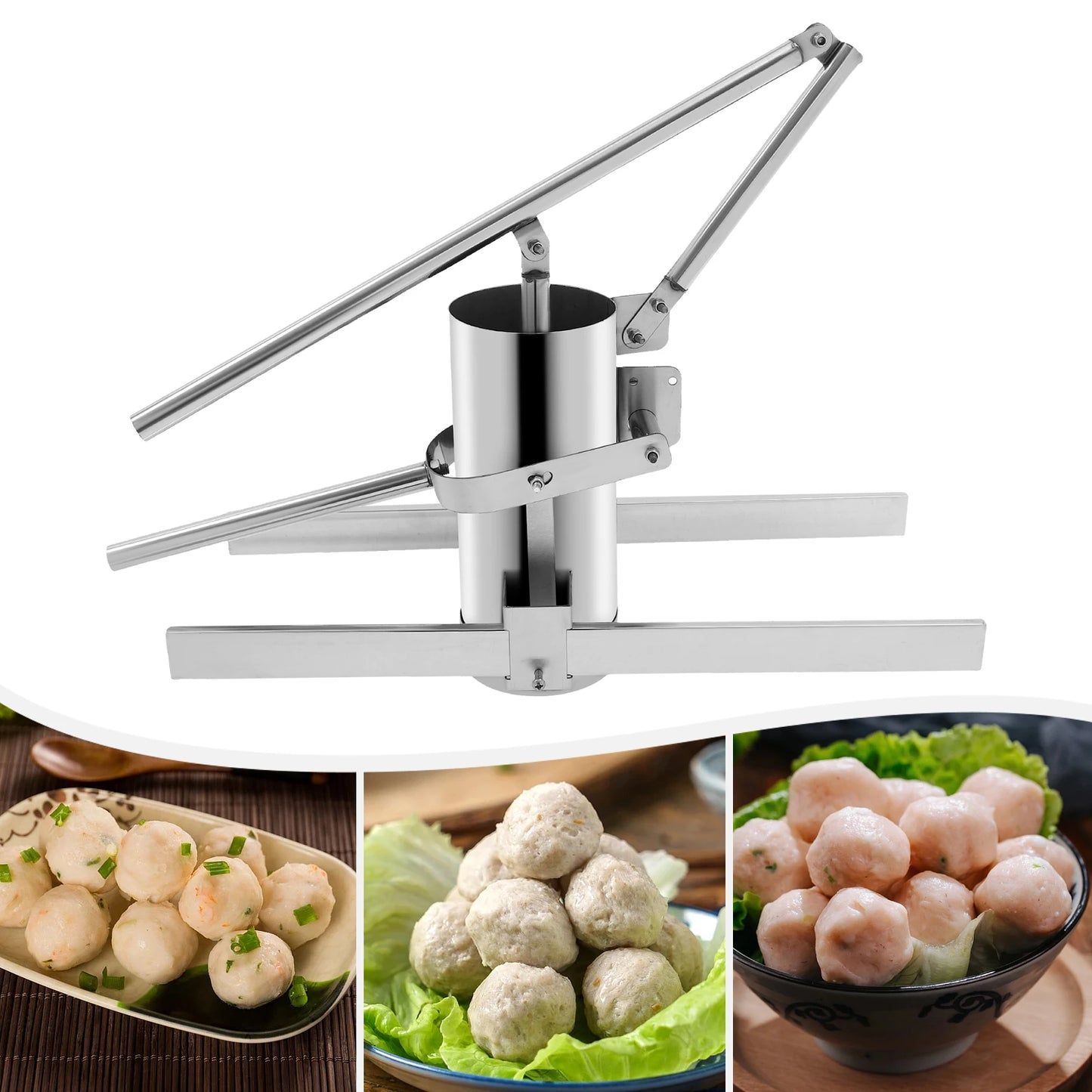 Rice Meat Dumplings Processing And Forming Machine Manual Stainless Steel