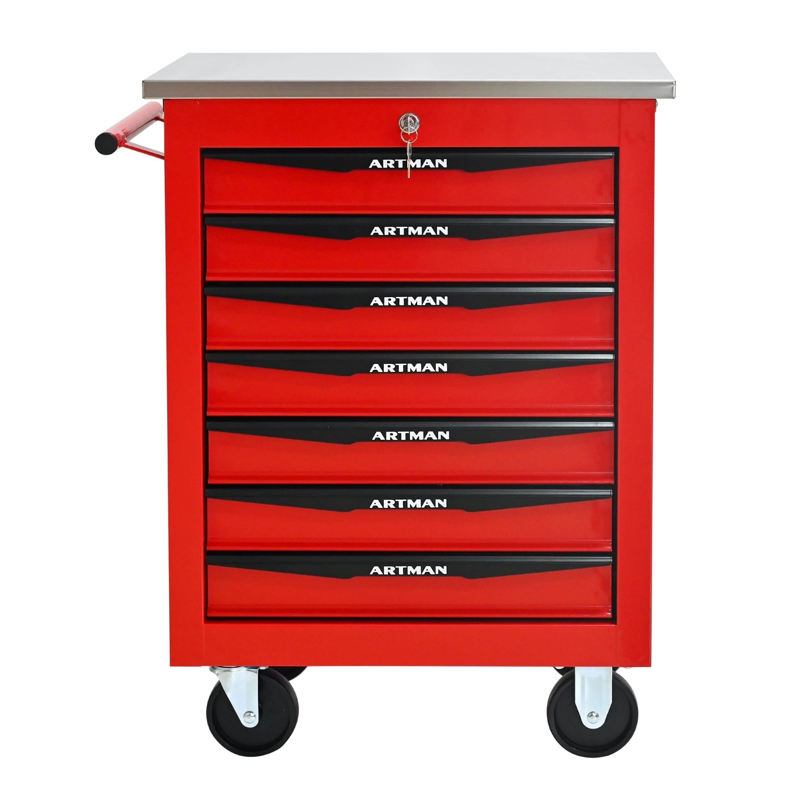 ARTMAN 7 Drawer Rolling Tool Box Cabinet, Heavy Duty Cart - Home and Haven Store