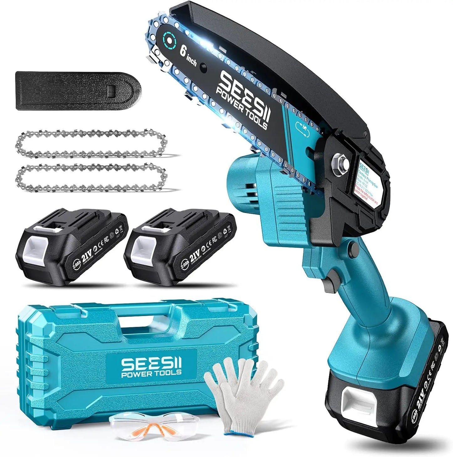 Seesii Cordless Mini Chainsaw Battery Powered For Makita 18V