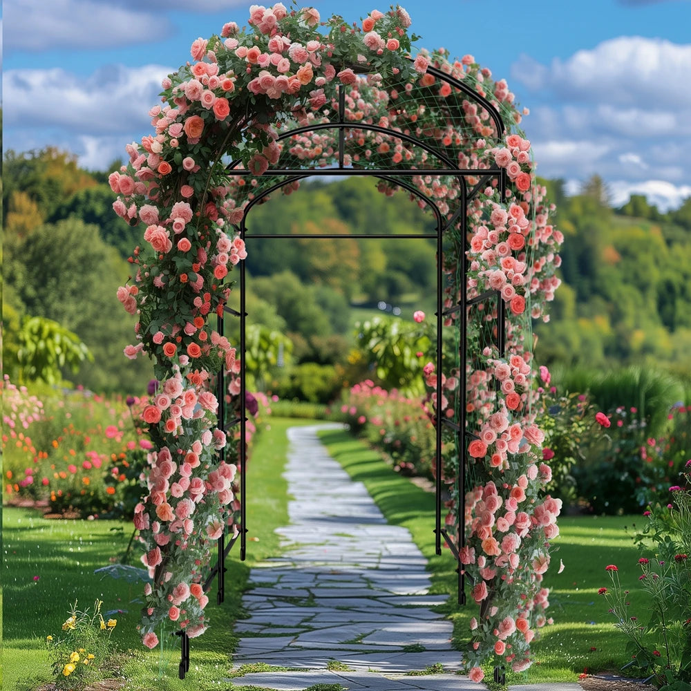 Wisfor U-Shaped Metal Garden Trellis For Climbing Plants
