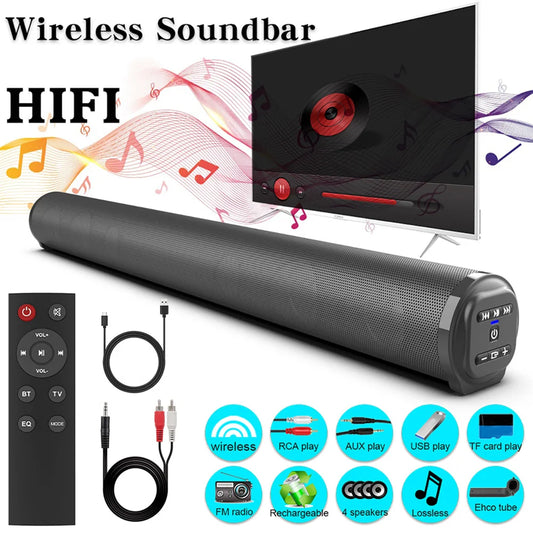 CURUK Bluetooth Sound Bar With Subwoofer Home Theater Speaker - Home and Haven Store